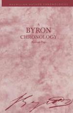 Byron Chronology