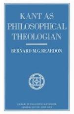 Kant as philosophical theologian