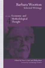 Barbara Wootton Selected Writings: Volume 4: Economic and Methodological Thought