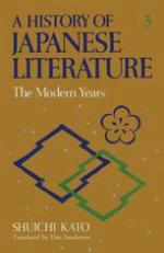A History of Japanese Literature: Volume 3: The Modern Years
