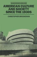 American Culture and Society since The 1930s