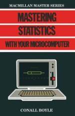 Mastering Statistics with your Microcomputer