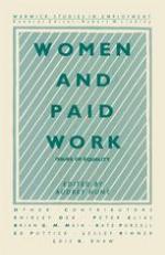 Women and Paid Work: Issues of Equality