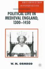 Political life in medieval England, 1300-1450