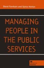 Managing people in the public services