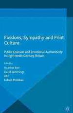 Passions, Sympathy and Print Culture
