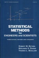 Statistical Methods for Engineers and Scientists