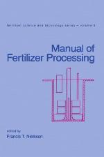 Manual of Fertilizer Processing