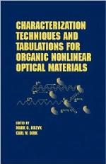 Characterization Techniques and Tabulations for Organic Nonlinear Optical Materials