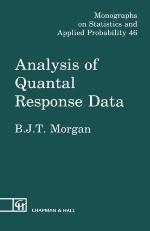 Analysis of Quantal Response Data