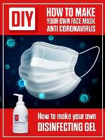 DIY How to Make Your Own Face Mask Anti Coronavirus. How to Make Your Own Desinfecting Gel