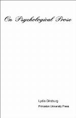 On Psychological Prose