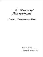 A Matter of Interpretation