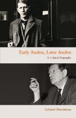 Early Auden, Later Auden