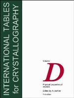 International Tables for Crystallography, Volume D