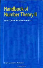 Handbook of Number Theory II