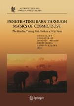 Penetrating Bars Through Masks of Cosmic Dust