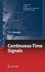 Continuous Time Signals (Signals And Communication Technology)