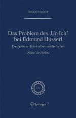 Das Problem des &quot;Ur-Ich&quot; bei Edmund Husserl 