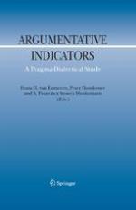 Argumentative indicators in discourse : a pragma-dialectical study