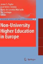 Non-University Higher Education in Europe (Higher Education Dynamics)