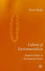 Cultures of Environmentalism