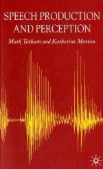 Speech Production and Perception