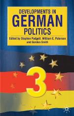 Developments in German politics. / 3