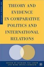 Theory and Evidence in Comparative Politics and International Relations