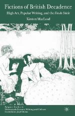 Fictions of British Decadence