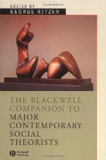 Companion To Major Contemporary Social Theorists (Blackwell Companions To Sociology)