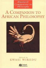 A companion to African philosophy