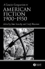 A Concise Companion to American Fiction, 1900-1950