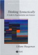 Thinking Syntactically