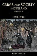 Crime and society in England, 1750-1900