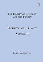 Security and Privacy