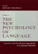 The New Psychology of Language