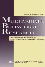 Multivariate behavioral research ; [Vol. 36. No. 2].