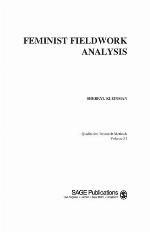 Feminist Fieldwork Analysis