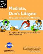Mediate, Don't Litigate