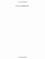 Electrical installation work