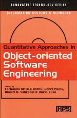 Quantitative approaches in object-oriented software engineering