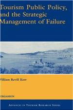 Tourism public policy, and the strategic management of failure