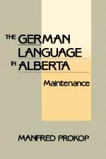 The German language in Alberta : maintenance and teaching