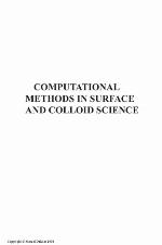 Computational Methods in Surface and Colloid Science