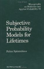 Subjective Probability Models for Lifetimes