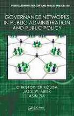 Governance networks in public administration and public policy