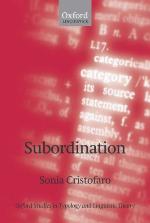 Subordination