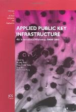 Applied public key infrastructure : 4th International Workshop : IWAP 2005