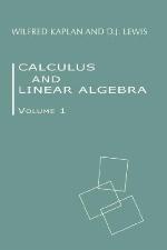 Calculus and Linear Algebra V.1